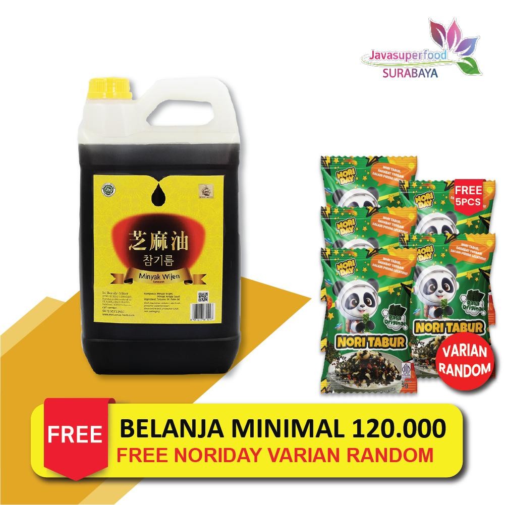 

Minyak Wijen Moluccas 5 Lt [Halal] Termurah Best Quality Asli 100% Original