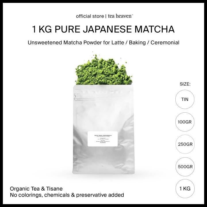 

Pure Matcha Powder A 1Kg Premium Green Tea Murni Japanese 1 Kg Original Best Seller