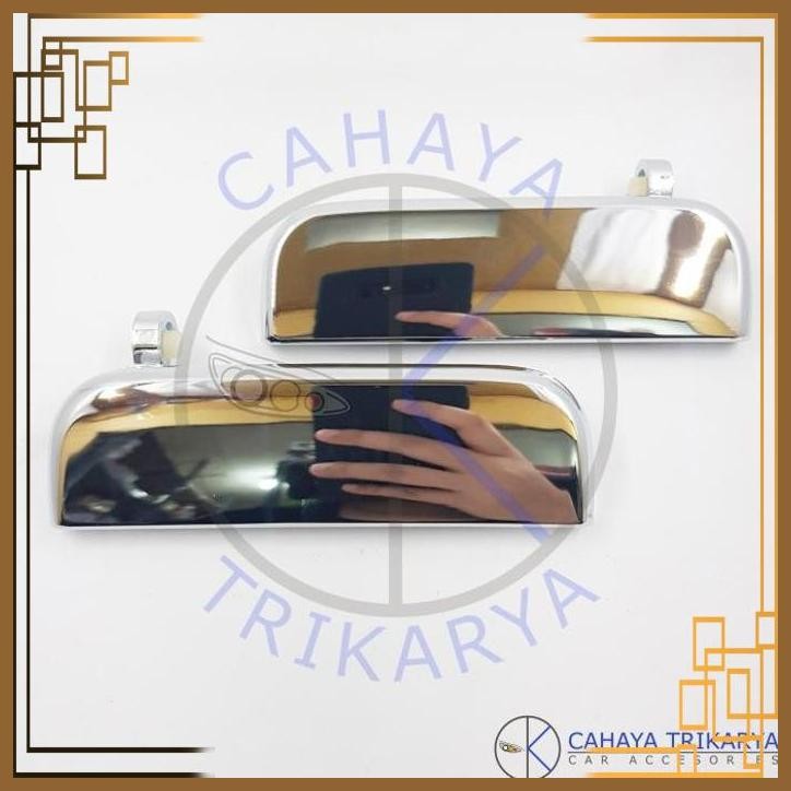 [CTK] HANDLE / TARIKAN / PEMBUKA PINTU LUAR AVANZA LAMA VVTI 2004 2006 2007 2009 2011 / AGYA CHROME