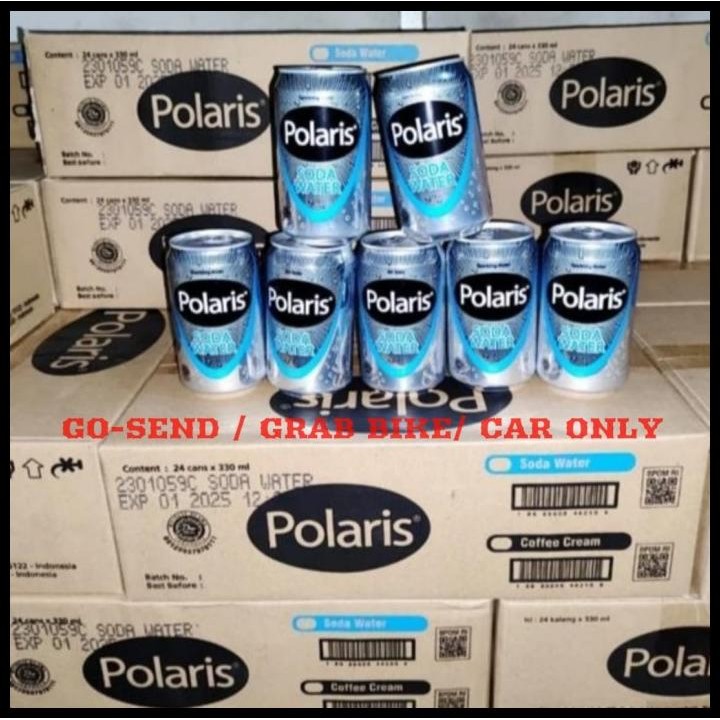 

Polaris Soda Water Kaleng 330 Ml Original Best Seller
