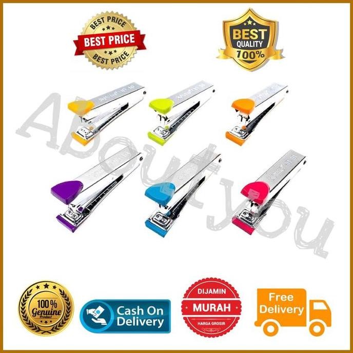 

12 PCS STAPLES / STAPLER KERTAS WARNA WARNI BERKUALITAS NO HD10 ABOUTYOU STATIONERY BINDER ORIGINAL DAN TERPERCAYA