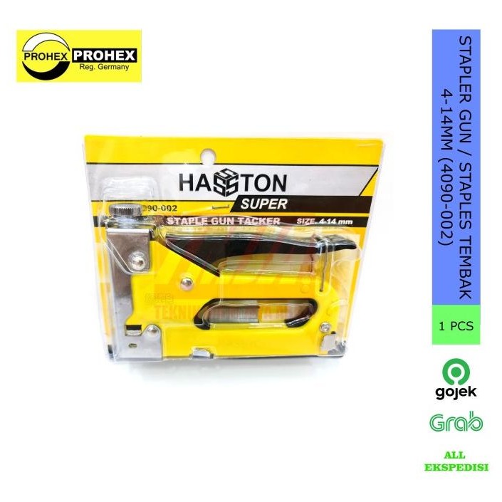 

PROHEX HASSTON STAPLER GUN / STAPLES TEMBAK PN. 4090-002 ORIGINAL DAN TERPERCAYA