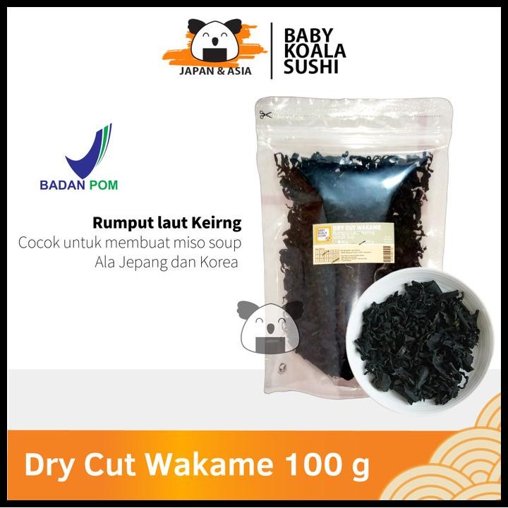 

Dried Wakame 100G | Japan Mieyok | Rumput Laut Kering Untuk Soup Original Best Seller