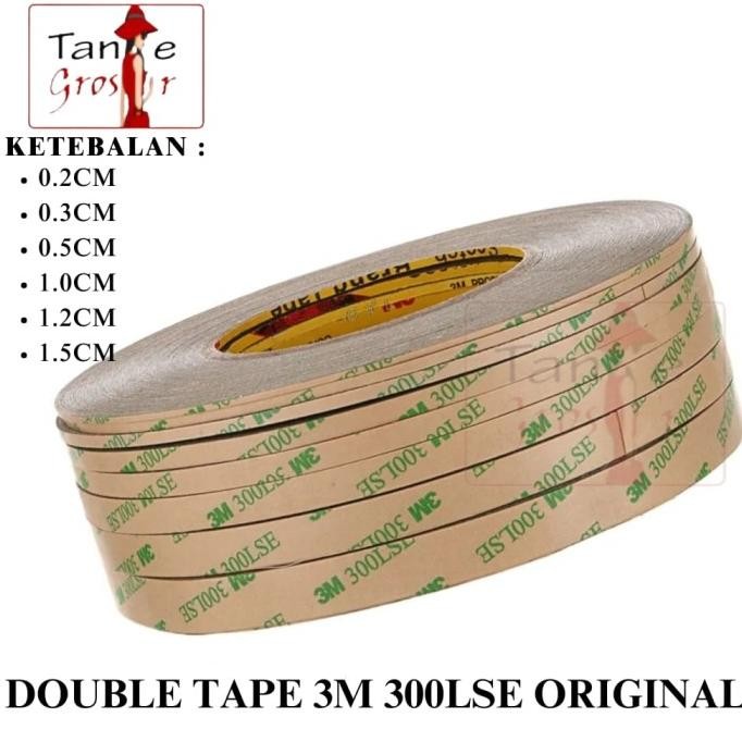 DOUBLE TAPE 3M 300LSE LEM TIPIS KUAT ORIGINAL murah
