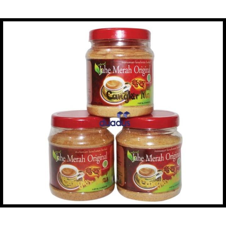 

Jahe Merah Original Cap Cangkir Mas Toples - Minuman Kesehatan Herbal Original Best Seller