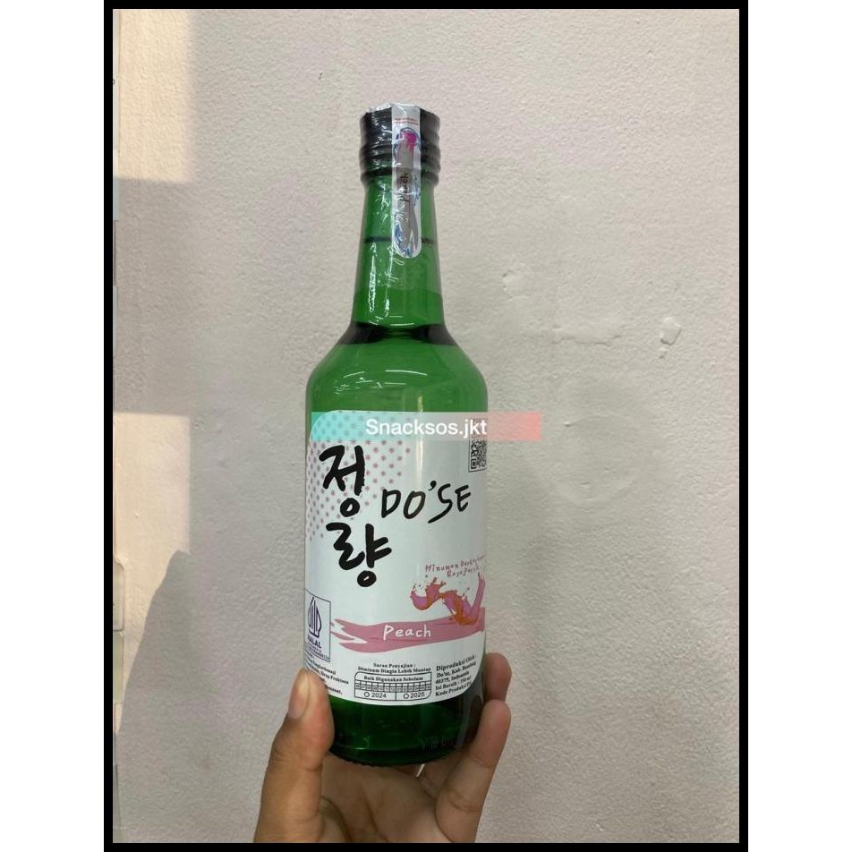 [Halal] Soju Dose Peach / Original / Strawberry / Lychee / Grape No Alcohol Original Best Seller