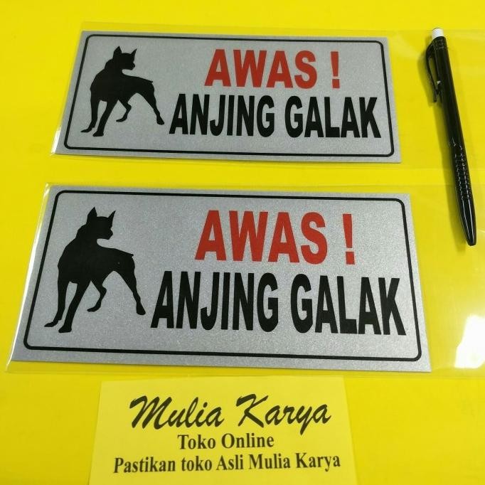 

Label Sign AWAS ANJING GALAK murah