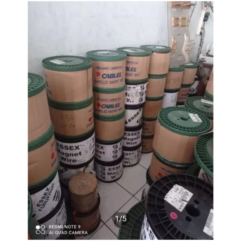kawat tembaga email 0,15mm ( 500 Gram) setengah Kilo