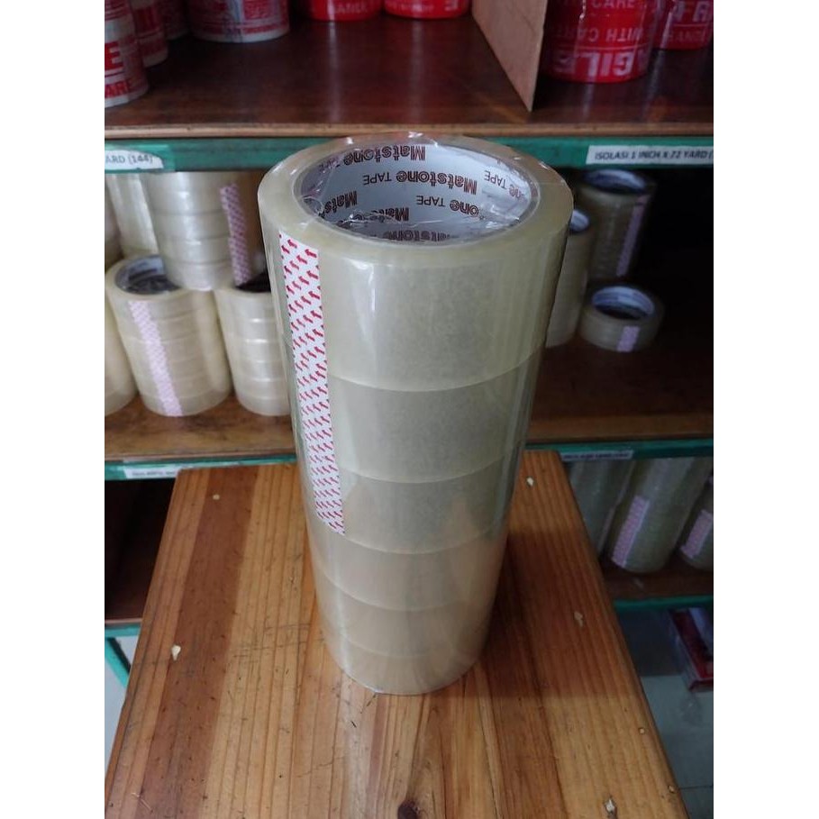 

(SLOP ISI 6) LAKBAN BENING COKLAT 2 INCH MATSTONE 45MM x 90 YARD - B90 murah