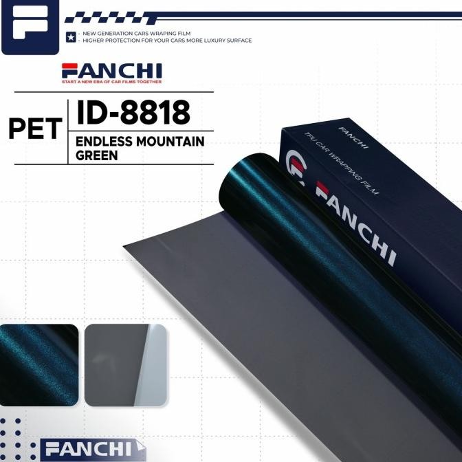 

ROLL Sticker FANCHI PET ID-8818 ENDLESS MOUNTAIN GREEN 152CM ROLL murah