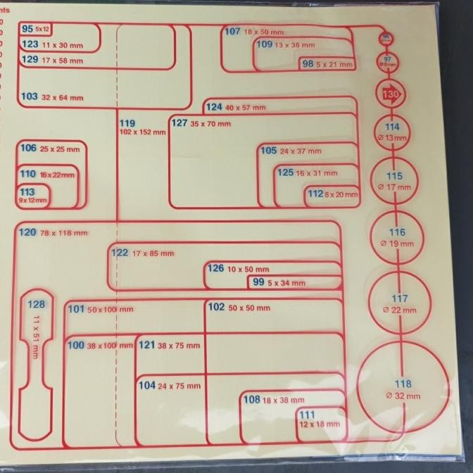 

Label TOM & JERRY (1 pak isi 10 lembar) 99, 112, 121, 103 murah