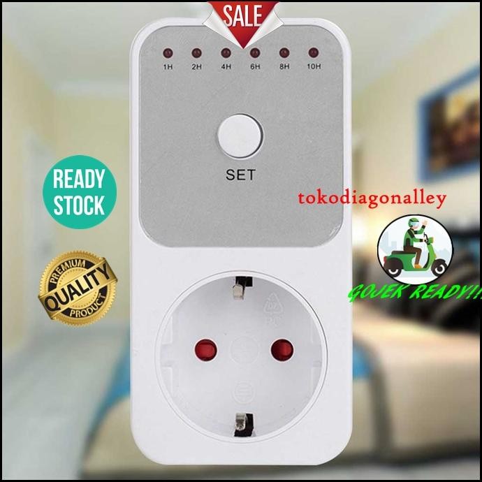 Stop Kontak Timer Digital Pengatur Waktu Otomatis Saklar Otomatis Timer Programable Switch