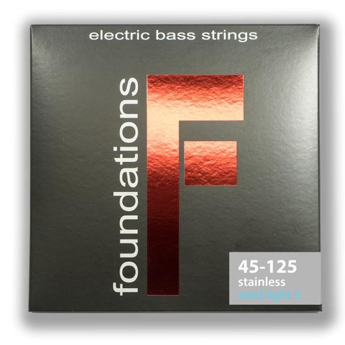 Fs545125L 5-String Light Foundations Stainless Steel Bass Sit String Co