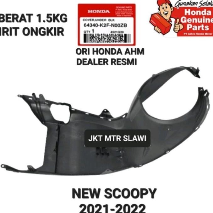 COVER UNDER DEK LUMPUR PARU K2F SCOOPY NEW ESP 2021 ORI HONDA AHM