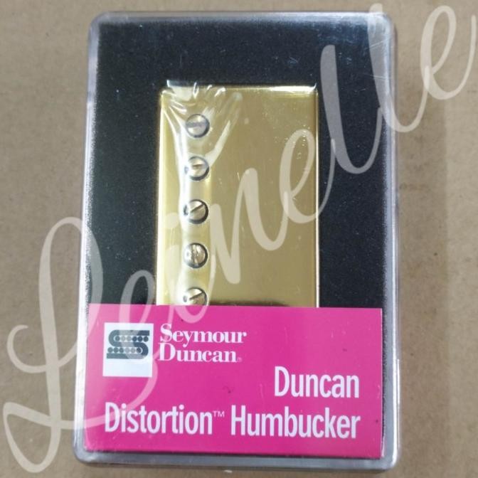 Pickup Gitar Sh-6B Gold Duncan Distortion Humbucker Seymour Duncan Co