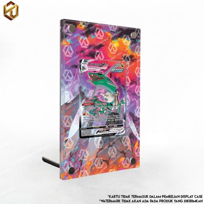 Murah Rayquaza Vmax Csr Vmax Climax - Pokemon Extended Art Display Case - Legacy Vault