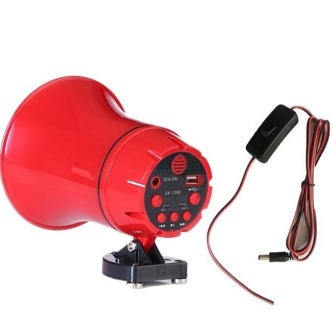 Grosir Speaker Toa  Bisa Rekam Suara Merk  Ca-130Htu Suara Jernih Bluetooth Toa Keliling Motor Aki R