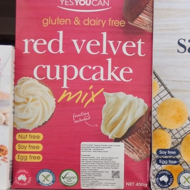 

`````````] yesyoucan red Velvet cupcake mix 450gr