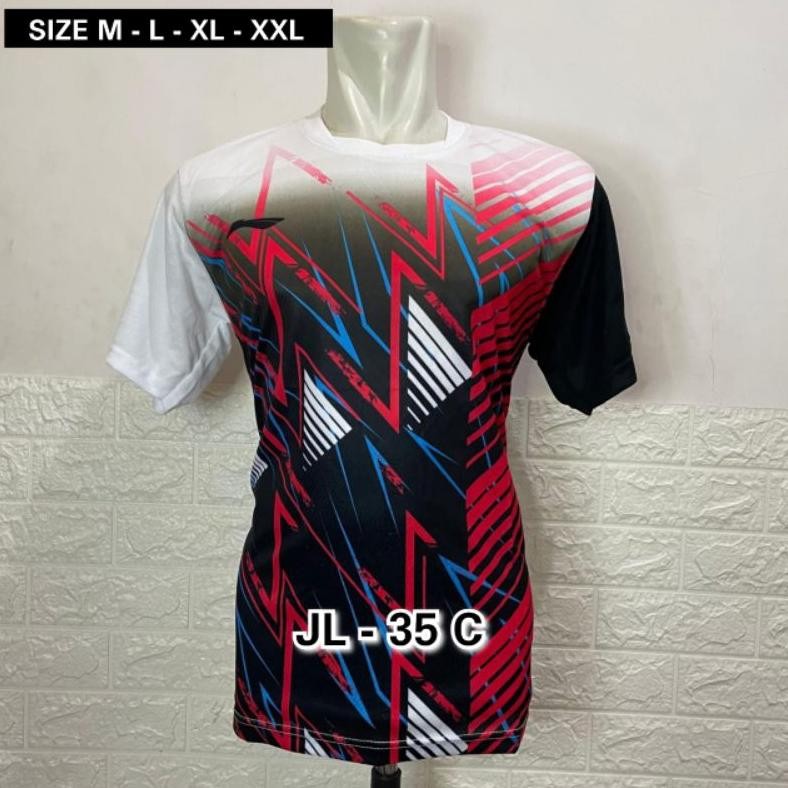 Kaos Olahraga Badminton Jersey Bulutangkis Baju Olahraga Size Jumbo Murah