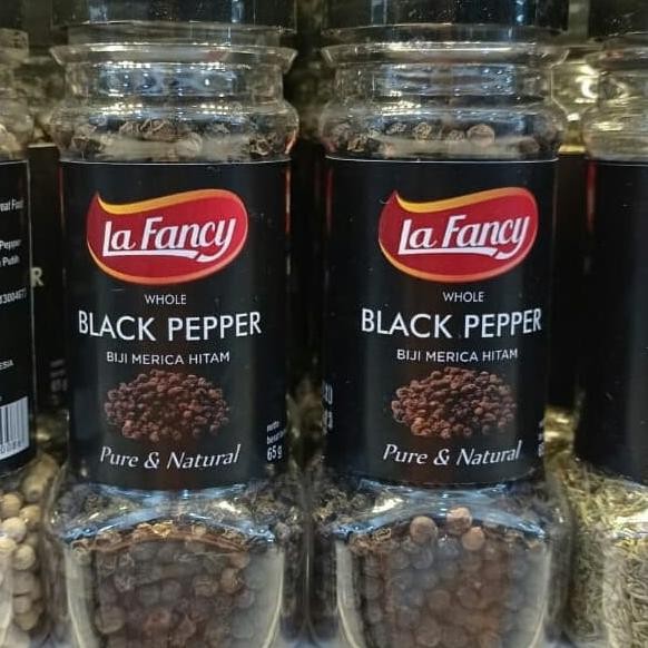 

hanya disini] la fancy black pepper biji merica hitam 65g