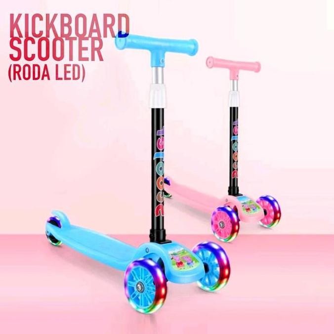 Sale Scooter Sc-10B-Br - Skuter Anak - Roda 3 - Plastik Roma Otoped Anak - Roda Ada Lampu Led