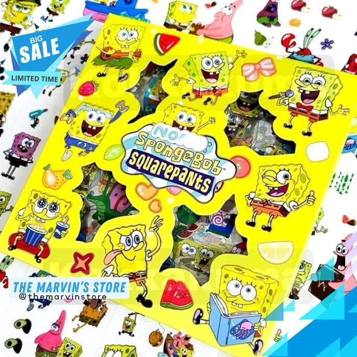 

STICKER SPONGEBOB SQUAREPANTS STIKER BOX 2D DEKORASI ANAK LAKI LAKI PEREMPUAN JOURNAL AESTHETIC KUALITAS PRODUK TERBAIK !