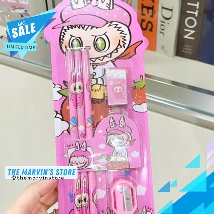 

PENSIL LABUBU SET ALAT TULIS LABUBU SOUVENIR ANAK / PAKET SOUVENIR ULANG TAHUN PENSIL LABUBU KUALITAS PRODUK TERBAIK !!