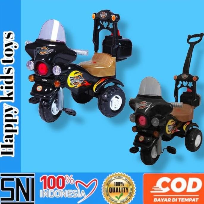 Promo Sepeda Goes Anak Roda Tiga Shp Rocker 673 Set Hadiah Cowok Cewek Game Musikal