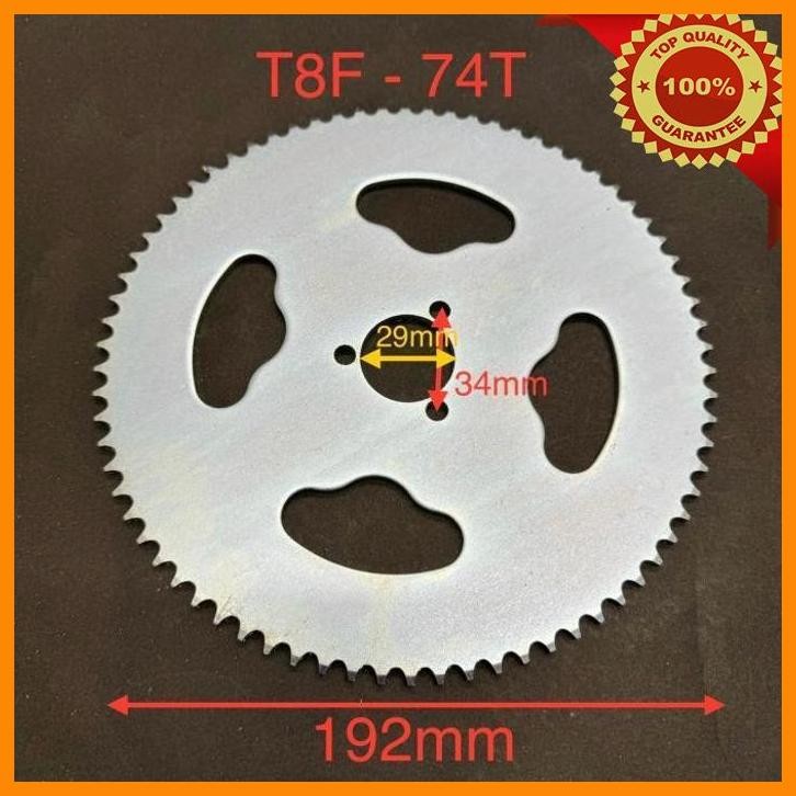 [VIP] GEAR BELAKANG T8F - 74T ATV MINI ELECTRIK