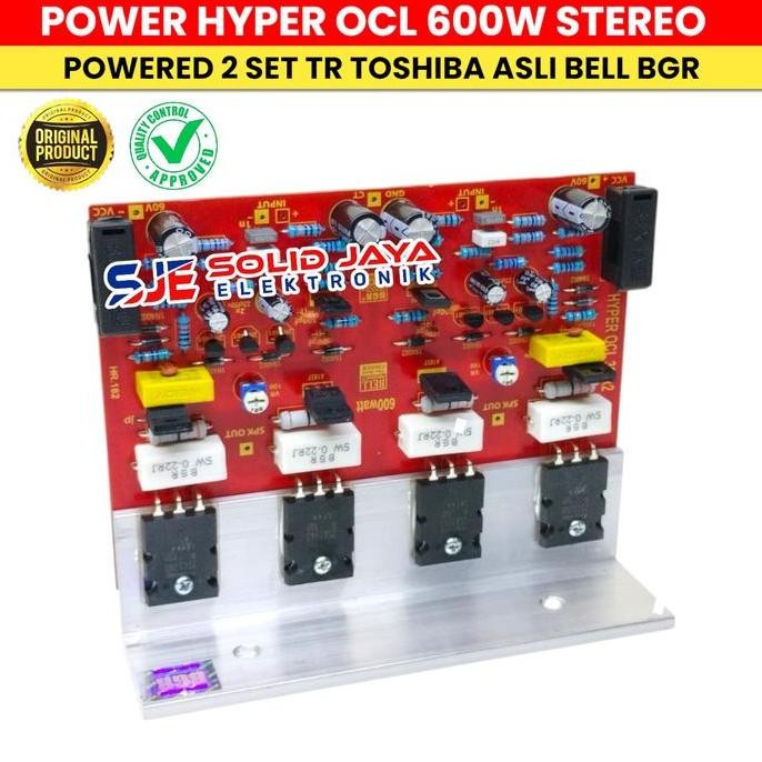 Murah Kit Power Hyper Ocl 600W Stereo Tr Final Transistor Toshiba Asli Original 2Sa1943 2Sc5200 A194