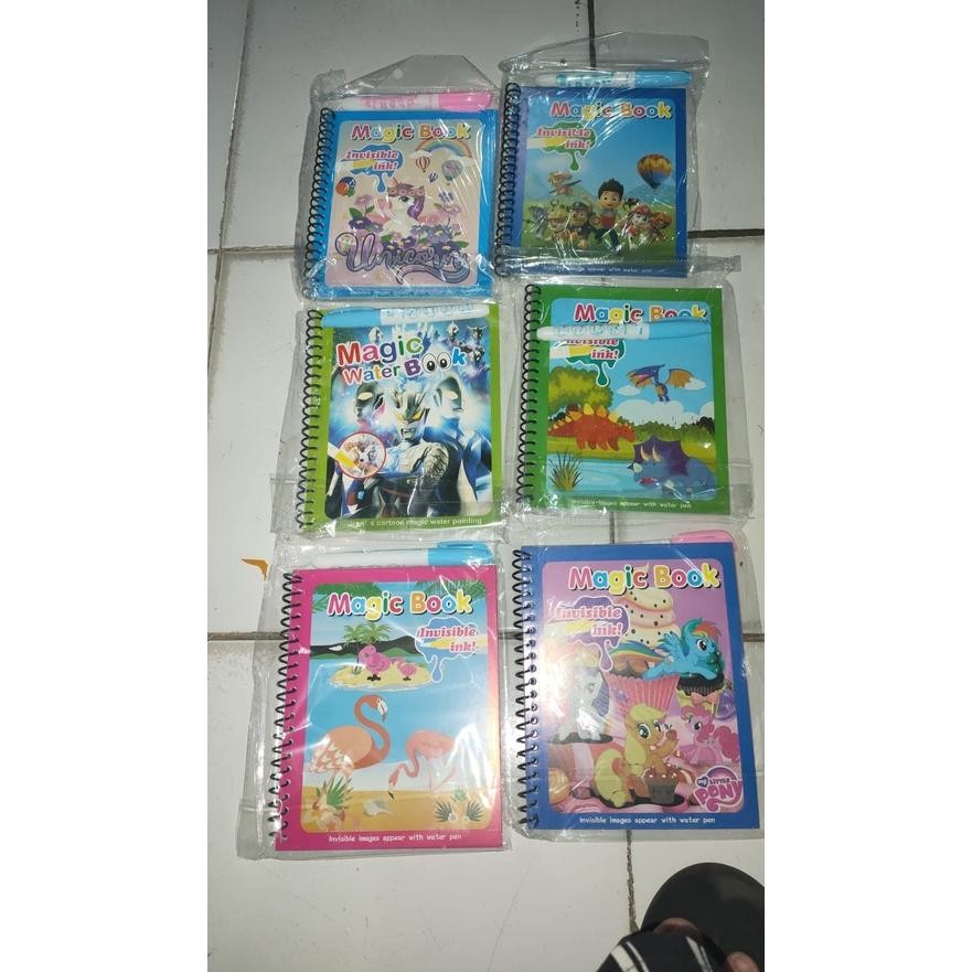 

Ufo-2025 Buku Gambar - Buku Lukisan Anak / Magic Water Book /Buku Mewarnai - Buku Stiker
