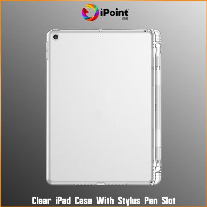 Sale Ipad Mini 6 8.3" Silicone Case Transparant With Pencil Slot