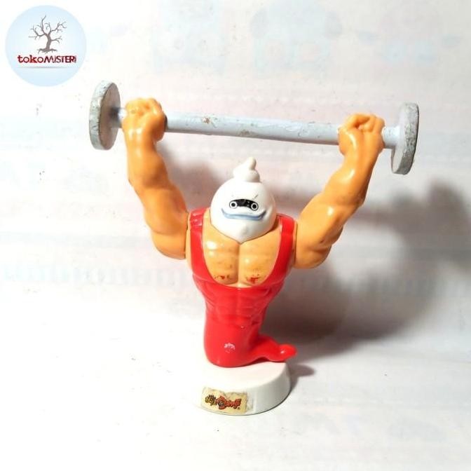 HANTU GHOST MUKIMUKI WHISPER FULL POWER YOKAI WATCH BODY BUILDER FITNESS OLYMPICS HAPPY MEAL MCDONAL