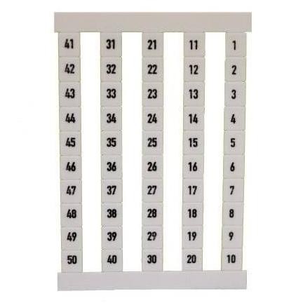 

Promo Nomor 1~40 -Marker Untuk Terminal Block -Weidmuller COD