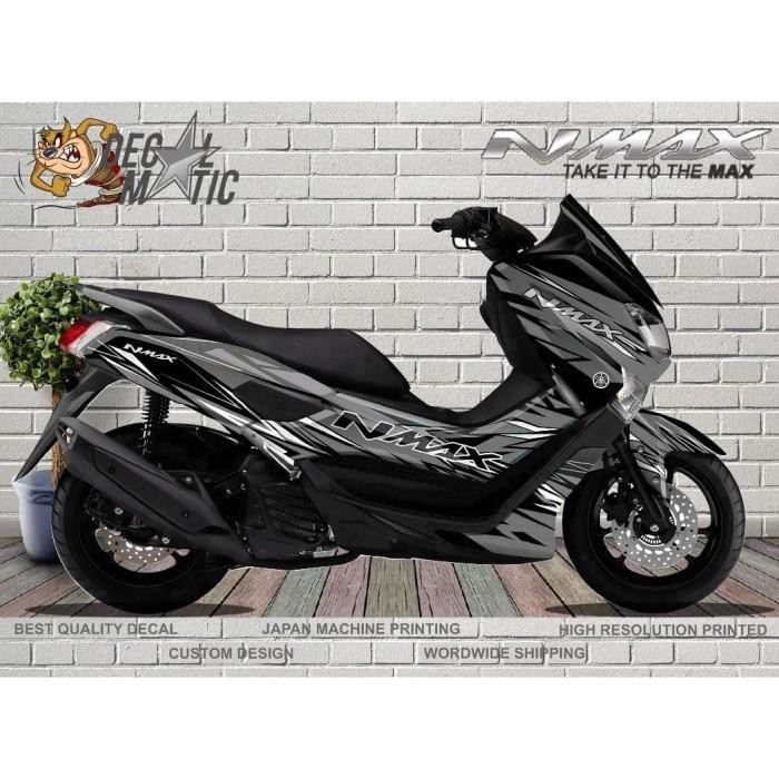 Decal Nmax Striping Nmax Full Body - Abu-Abu Grafis Original Dan Terpercaya