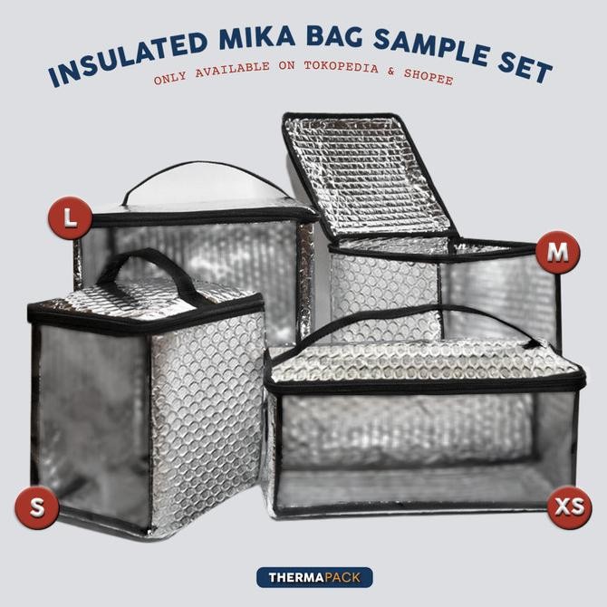 

Insulated Mika Bag Sample Set | Tas Aluminium Mika - 4pc