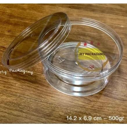 1 Dus Toples Ulir Kue Kering 500 Gr - Toples Golden Ulir 1/2 Kg - isi 12 pcs