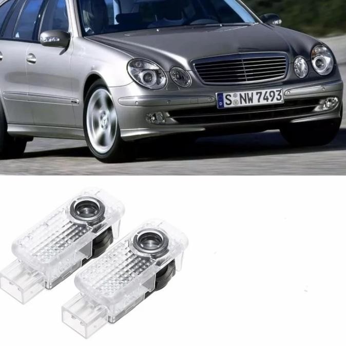 Welcome door light logo Mercedes Benz untuk W211 2003-2007
