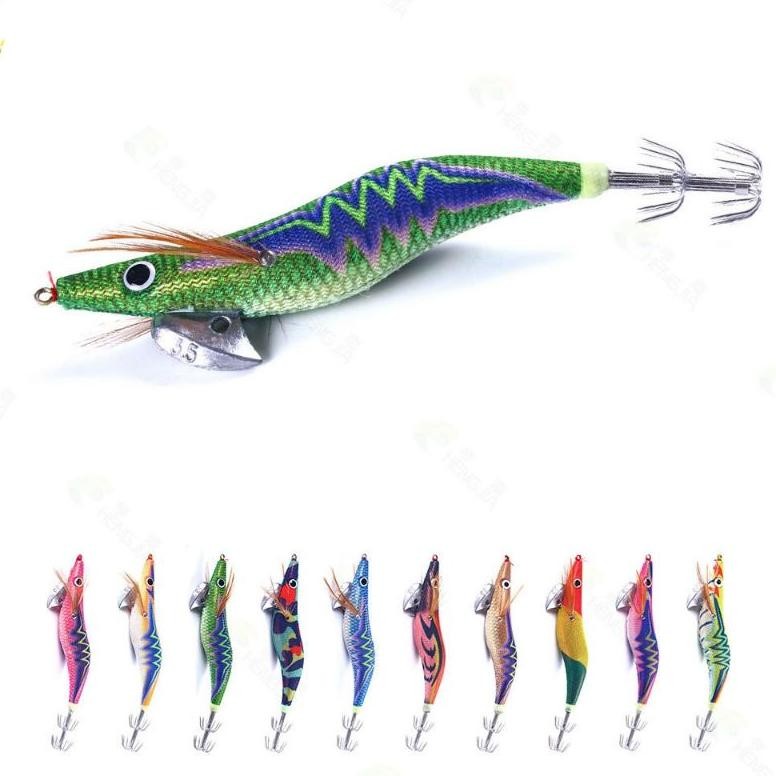 UMPAN CUMI UKURAN 2.5 MODEL IKAN/SQUID JIG/MINNOW/MENYALA DI KEGELAPAN