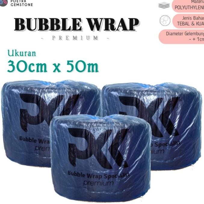 

Plastik Bubble Wrap 30cmx50Meter Packing Premium Ekonomis murah