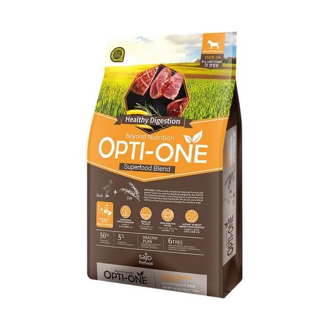Sale Opti-One Organic Dog Duck & Brown Rice Dog Food