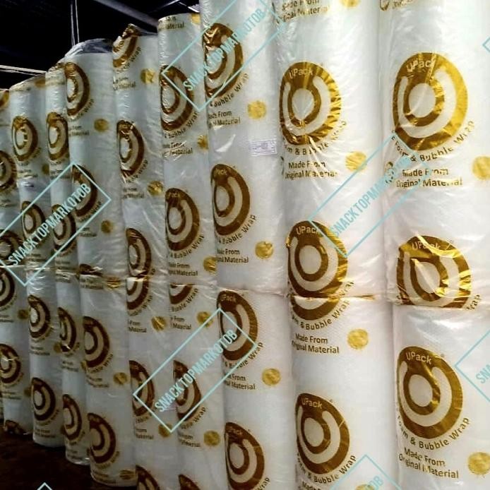 

Bubble Wrap UPACK GOLD EDITION 1.25x50M FULL / Bubblewrap PALING TEBAL murah