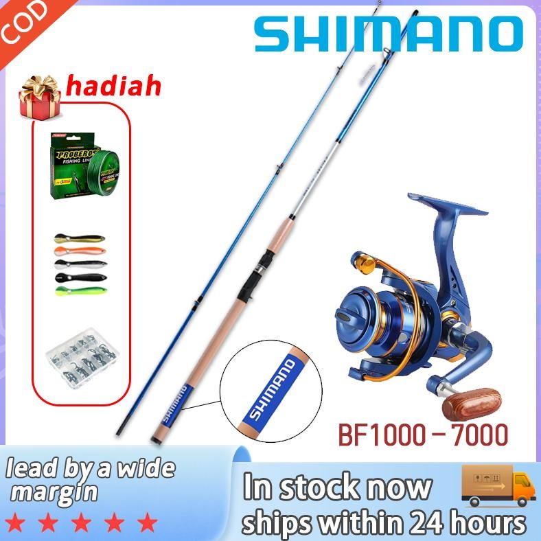 SHIMANO PANCINGAN SET LENGKAP 1000-7000 REEL SPINNING POWER HANDLE FISHING BC MURAH KUAT METAL RATIO
