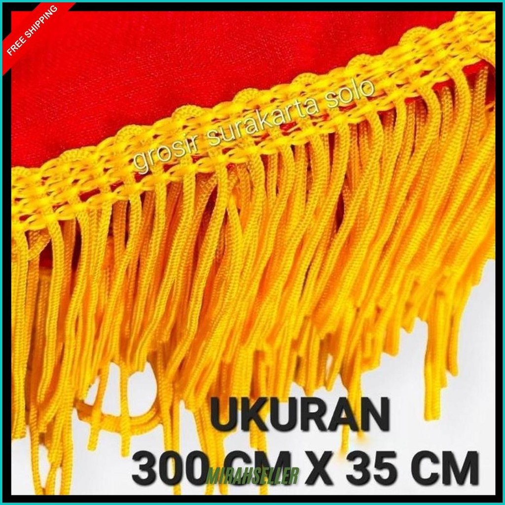 Selendang Tari Dewasa 3 Meter / Selendang Tari Rumbai / Selendang Tari Dewasa Cod