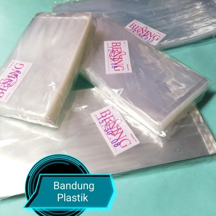 plastik PP 010 bening tebal transparan murah