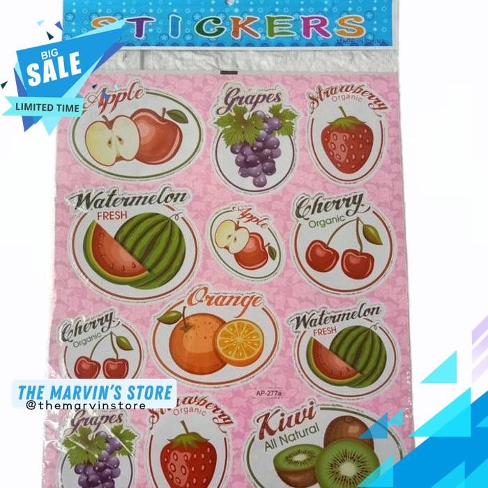 

MAINAN STIKER ANAK BUAH-BUAHAN AP-277A PINK PRODUK PILIHAN !!!