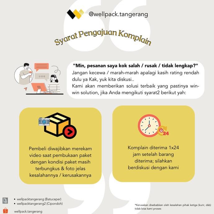 

BUBBLE WRAP ROLL 60cm x 50meter - Premium (BENING / HITAM) murah