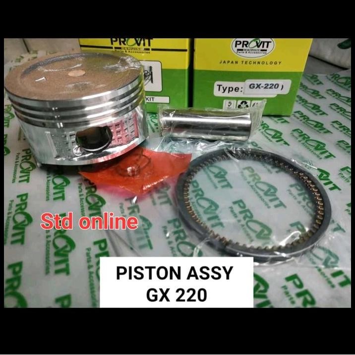Gx220 Piston Assy + Ring Set Mesin Gx 220 70Mm