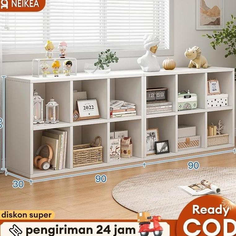 Lemari Buku Minimalis rak Buku Kayu Lemari Buku Anak Rak Penyimpanan Buku