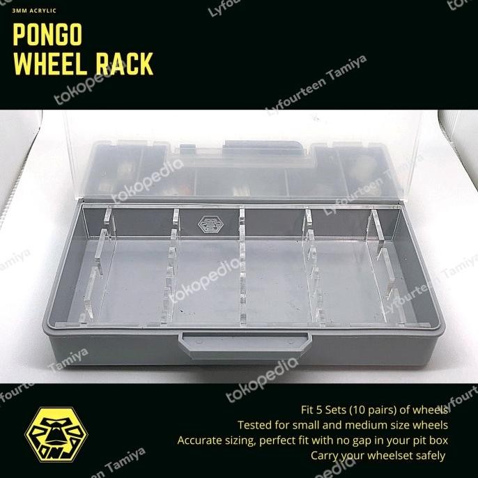 redi Sekat Akrilik Ban Pit Box Tamiya